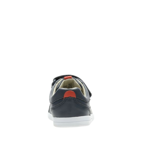 Clarks Boys Emery Walk Toddler Casual Shoes Navy | CA-5801673